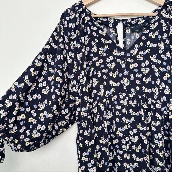 Asos Design Womens 14 Long Sleeve Floral Jumpsuit - Picture 3 of 12